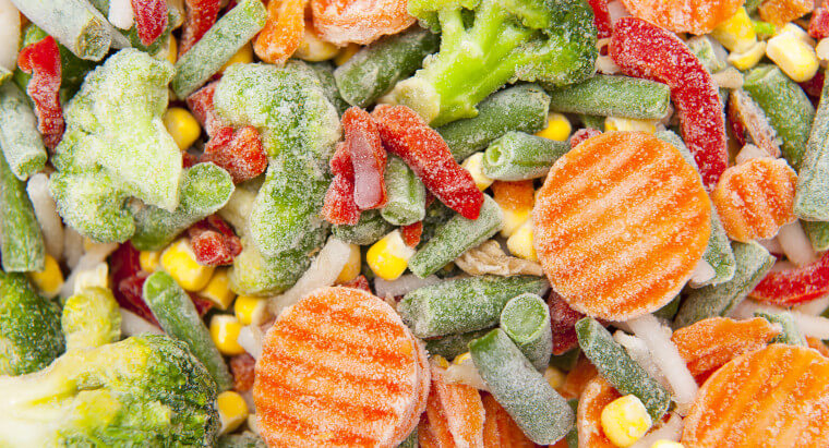 Frozen vegetables